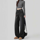 スタンダードブラックワイドデニム