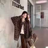 レオパードオーバーカーディガン