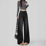 スタンダードブラックワイドデニム