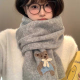 リボンベアタイトマフラー