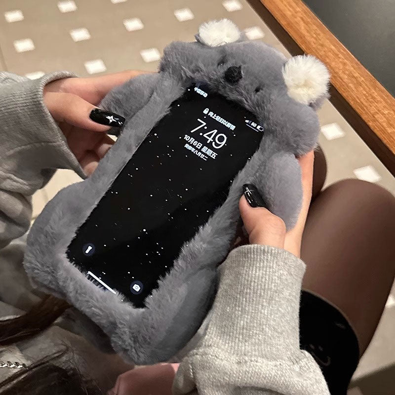 モモンガぬいぐるみiPhoneケース