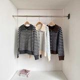 オーバーボーダーカラーカーディガン