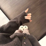 ピンクブラウンマシュマロルームウェア