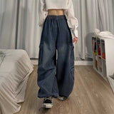 ワイドリラックスカーゴスウェットデニム