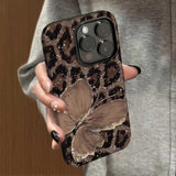 レオパードラメアゲハiPhoneケース