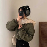 リバーシブルファーミリタリーブルゾン