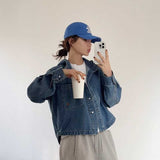 デニムボタンシャツパーカー