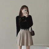 ウールタッチプリーツスカート