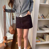 コーデュロイタイトミニスカート