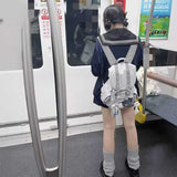 クリアポケットスタッズナップザック