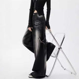 サイドベルトストリートワイドデニム