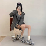 カラーメッシュスポーツスニーカー