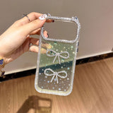 【iPhone17対応】猫耳カラーリボンiPhoneケース