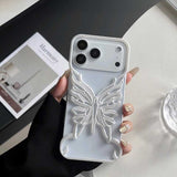 【iPhone17対応】バタフライフレームiPhoneケース