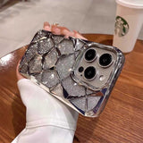 【iPhone17対応】ラメジオメトリーiPhoneケース