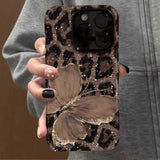 レオパードラメアゲハiPhoneケース