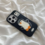 タフティングアップリケiPhoneケース