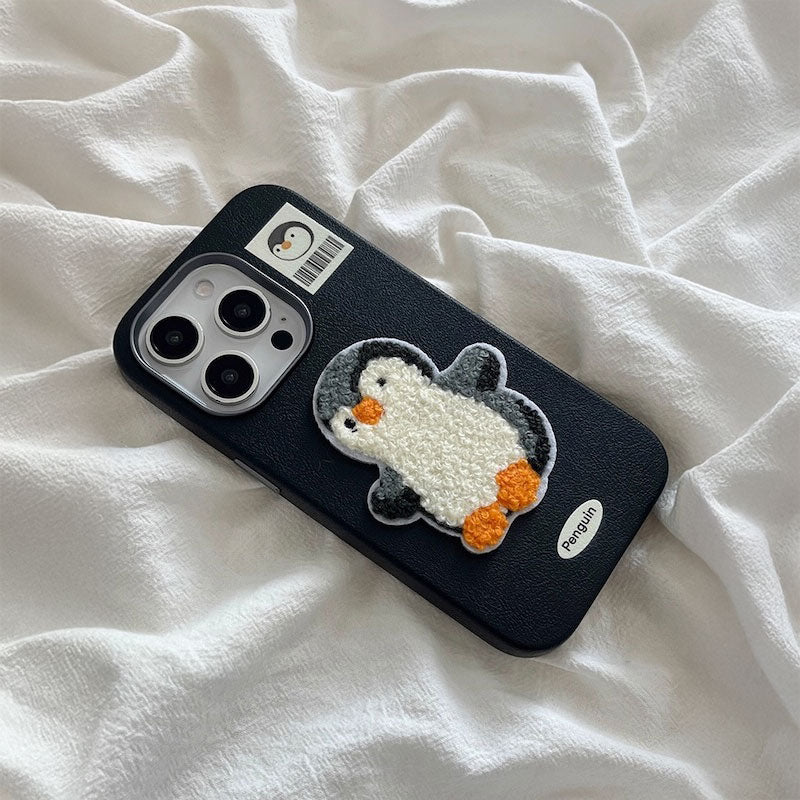 タフティングアップリケiPhoneケース