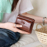 ワンボタンポケットレザーミニ財布