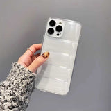 クリアダウンジャケットiPhoneケース