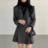 タイトジャケット&スリットスカートSET