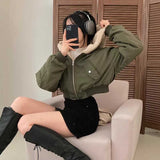 リバーシブルファーミリタリーブルゾン