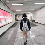 クリアポケットスタッズナップザック