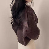 ダブルボタンフレンチルックカーディガン