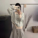 オーバーボーダーカラーカーディガン