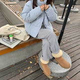 ソフトマカロンシンプルダウンジャケット