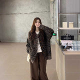 レオパードオーバーカーディガン