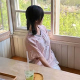 ピンクシャインナンバーユニTシャツ