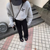 クロスモチーフクロップドブルゾン