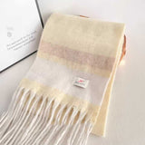 パステルマーブルマフラー