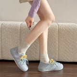 スウェードステッチスニーカー