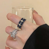 デニムアクセントスターリング2点SET