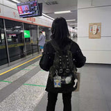 クリアポケットスタッズナップザック