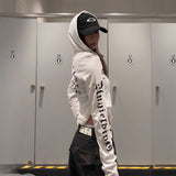 ブラックレターロゴパーカー