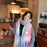 パステルマカロンボリュームマフラー