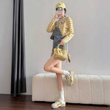 スモーキーコントラストウェーブスニーカー