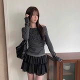 タンクレイヤードオフショルロンT