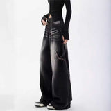 サイドベルトストリートワイドデニム