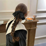 ブラックローズリボンバレッタ