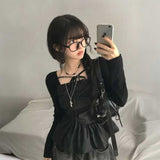 フロントリボンタイチュニック