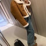 ボアムートンリバーシブルショートコート