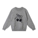 リボンチェリーニット