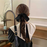 ブラックローズリボンバレッタ