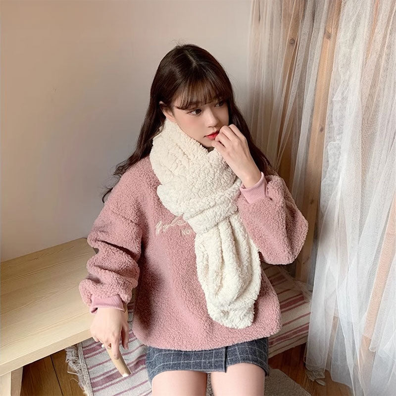 もこもこプードルマフラー