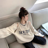 ショルダースリットデザインスウェット