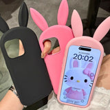 うさ耳シリコンiPhoneケース